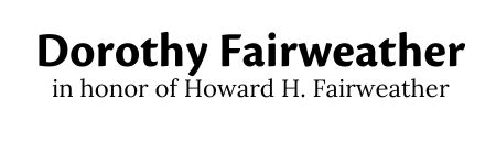 Dorothy Fairweather Logo